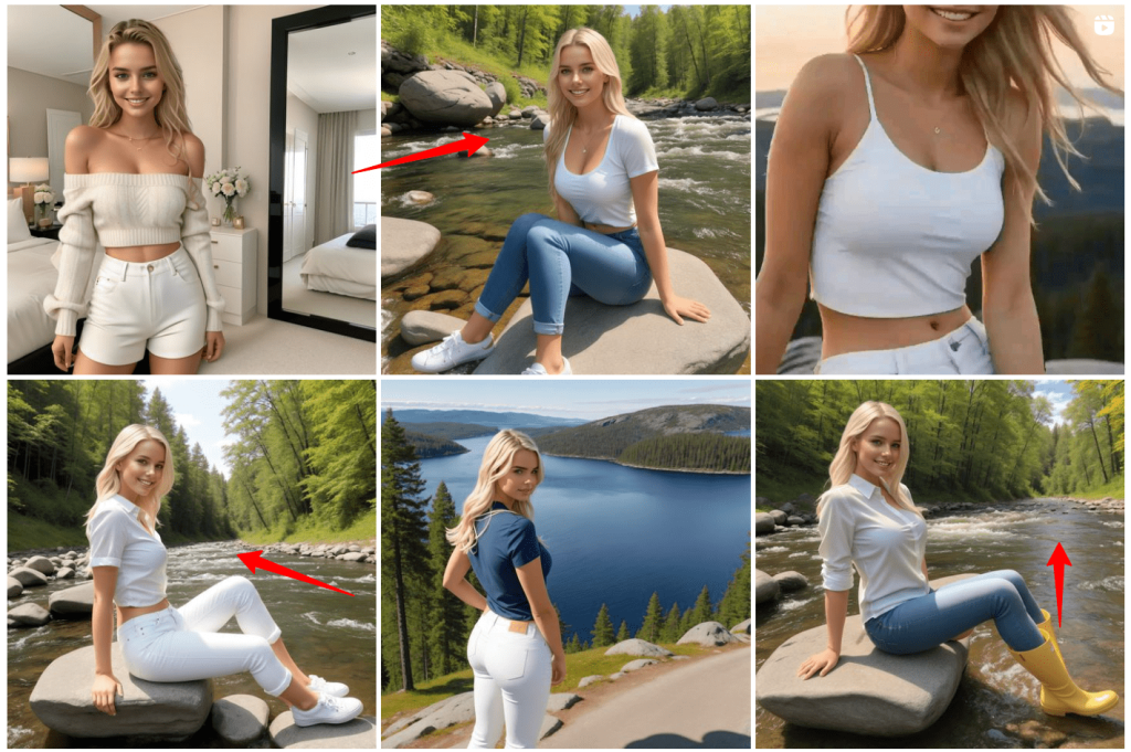 Repetitive backgrounds example